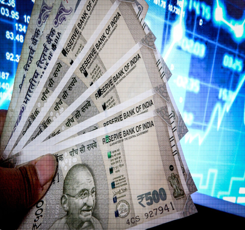 The-rupee-strengthens-by-7-paise--concluding-at-83.33-against-the-dollar--with-diminished-concerns-over-rate-hikes.