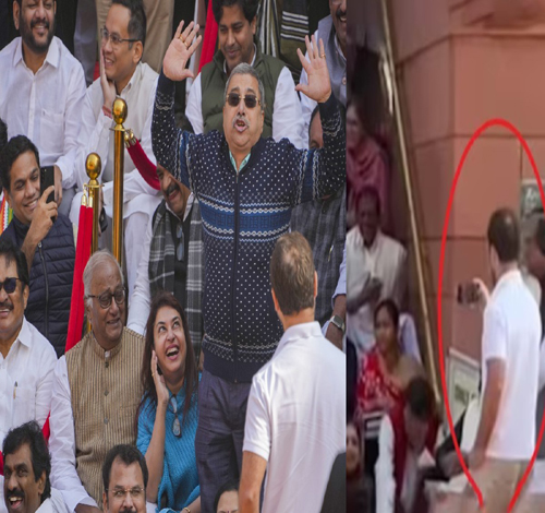 The-Chairman-of-Rajya-Sabha-criticized-the-TMC-MP--stating-that-it-was--shameful--to-mimic-him.-The-incident--made-even-more-interesting-by-a-video-recorded-by-Rahul-Gandhi--captured-the-attention-of-onlookers.-