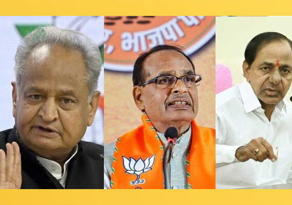 State-of-the-Polls-Congress-Surges-in-Chhattisgarh-and-Telangana-BJP-Holds-Strong-in-Madhya-Pradesh-and-Rajasthan-–-Mizorams-Fate-Hangs-in-the-Balance