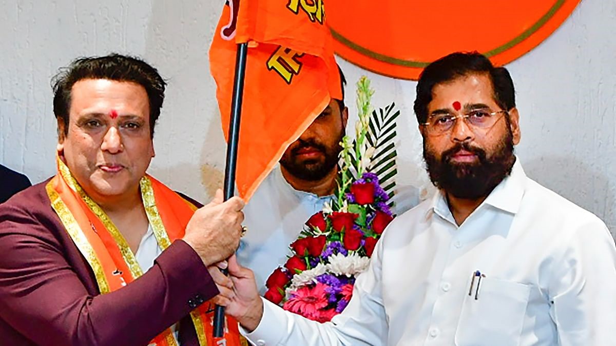Govinda's political comeback is confirmed as he joins hands with Maharashtra CM Eknath Shinde, who extends a warm welcome to the Bollywood actor.