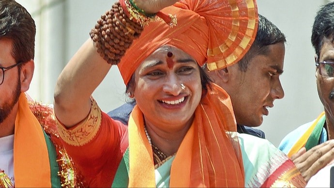 BJP-s-Hyderabad-candidate--Madhavi-Latha--declares-assets-totaling-₹-crore-in-her-nomination-for-the-upcoming-Lok-Sabha-election