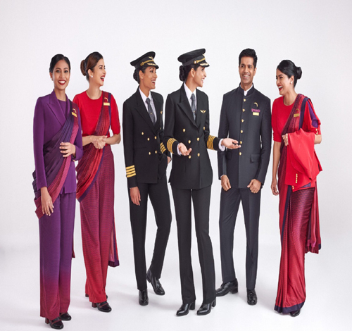 Air-India-unveils-uniforms-designed-by-Manish-Malhotra-for-both-cabin-and-cockpit-crews.